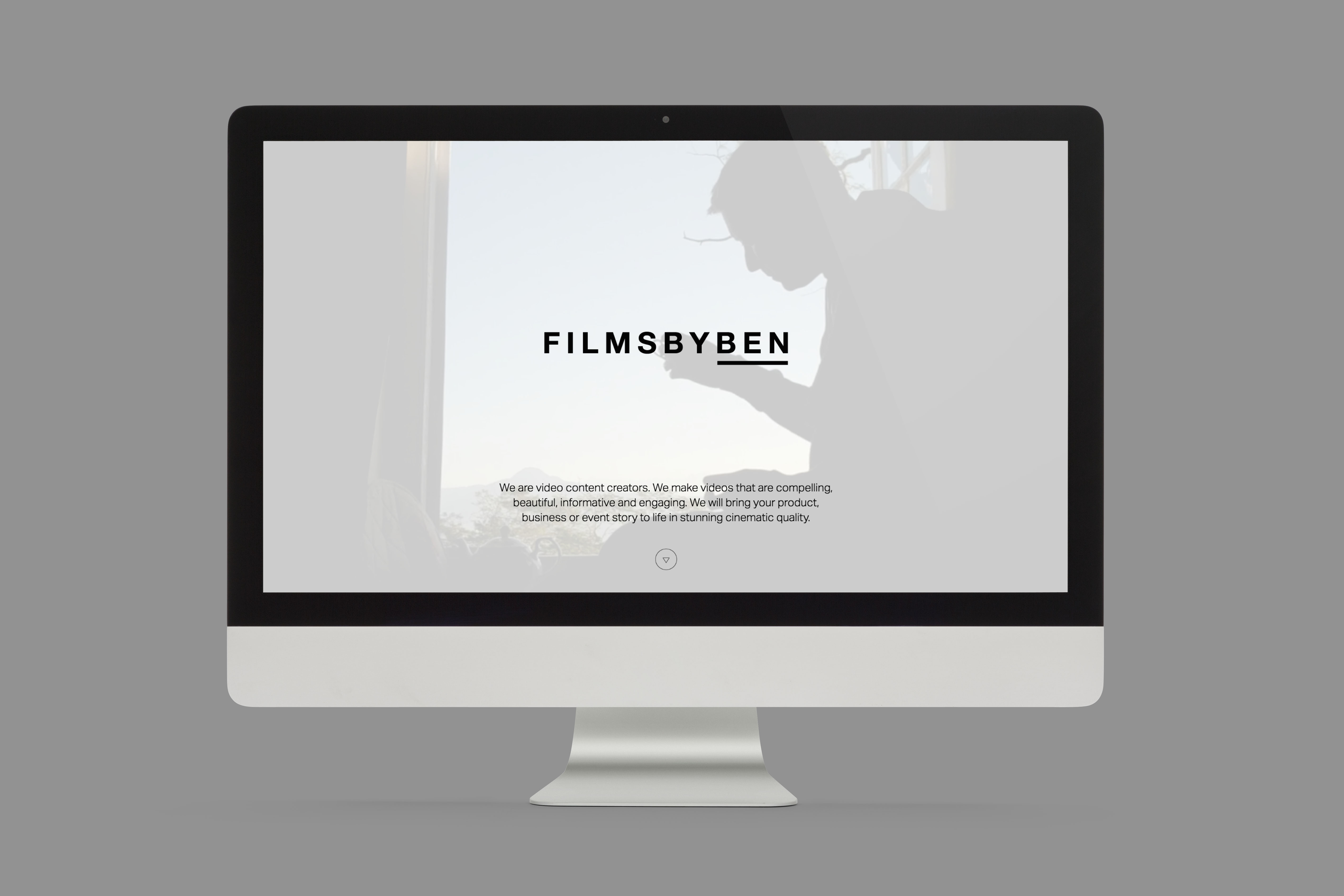 New Website for filmsbyben video production image